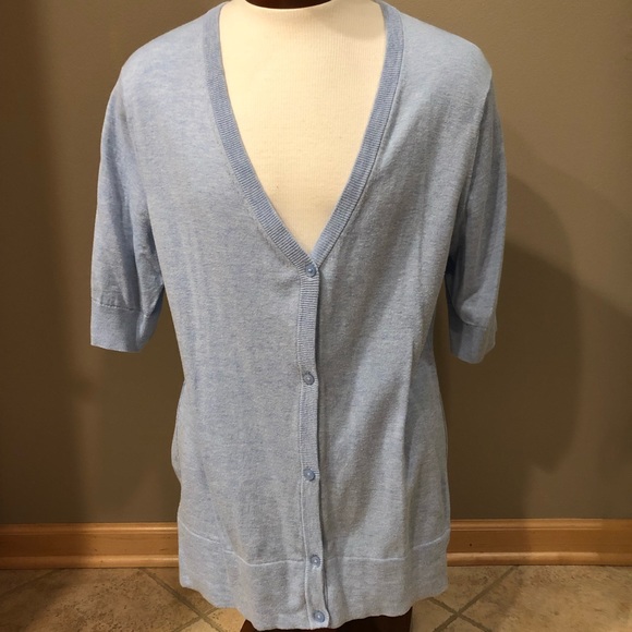 Eddie Bauer Sweaters - Eddie Bauer Short Sleeved Tunic Cardigan